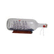 A-71642: GLASS SHIP IN A BOTTLE 13"W, 5"H