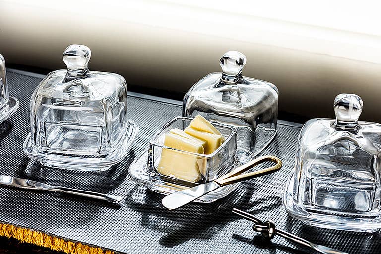 Sm Square Covered Dish-3.5"Sq