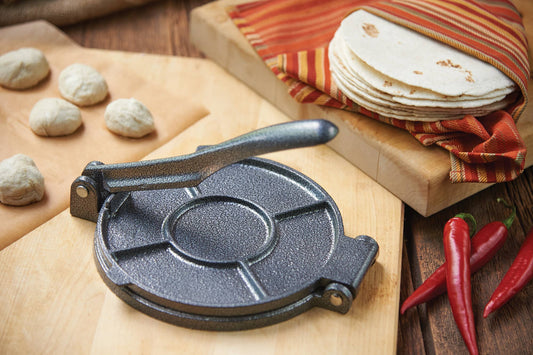 Fox Run Cast Iron Tortilla Press, 7"