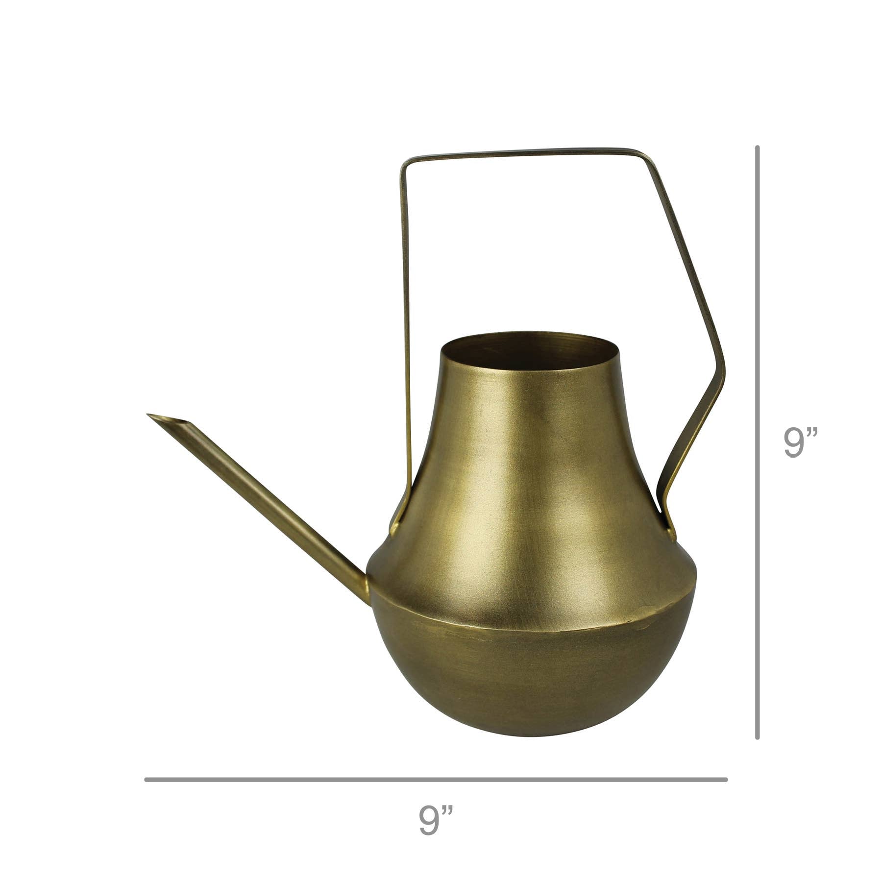 Avola Watering Can, Brass