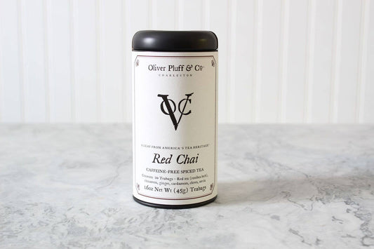Red Chai -  20 Caffeine-Free Teabags in Signature Tea Tin