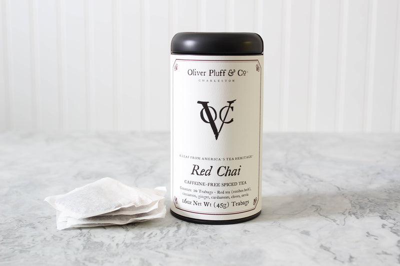 Red Chai -  20 Caffeine-Free Teabags in Signature Tea Tin
