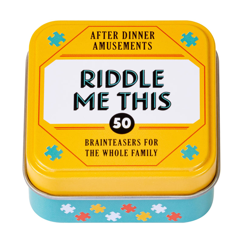After Dinner Amusements: Riddle Me This