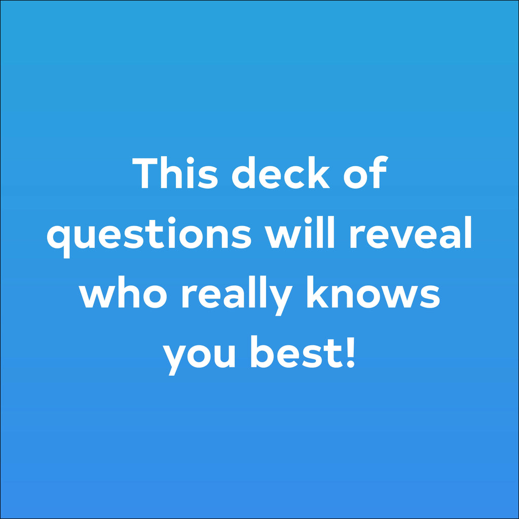 After Dinner Amusements: How Well Do You Know Me?