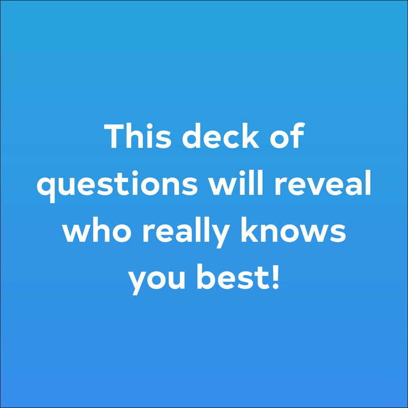 After Dinner Amusements: How Well Do You Know Me?