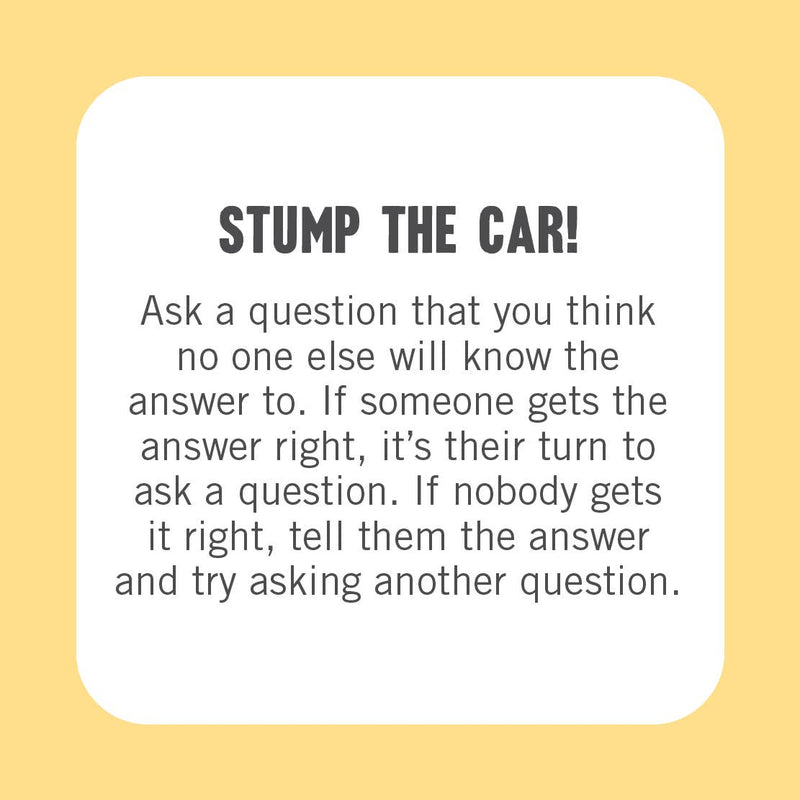 On-the-Go Amusements: 50 Cool Things to Do in the Car