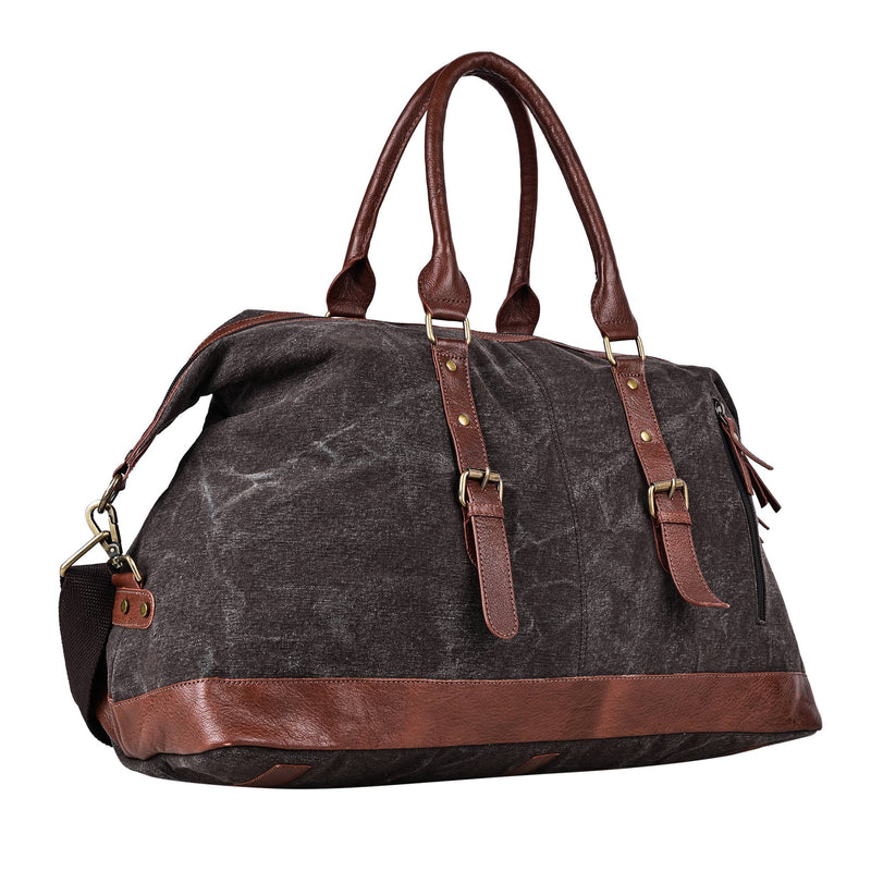 EXPLORER DUFFLE, CHOCOLATE  M-1848 (ORIGINAL LEATHER)