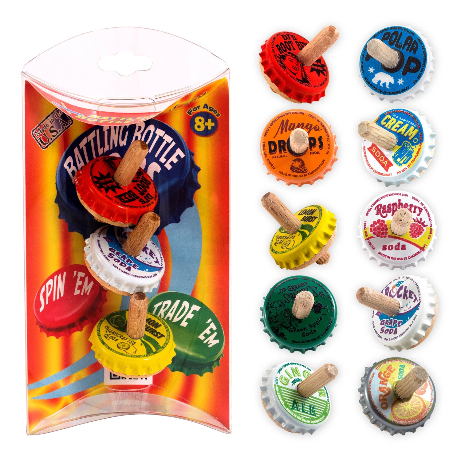 Battling Bottle Tops Peg Pack