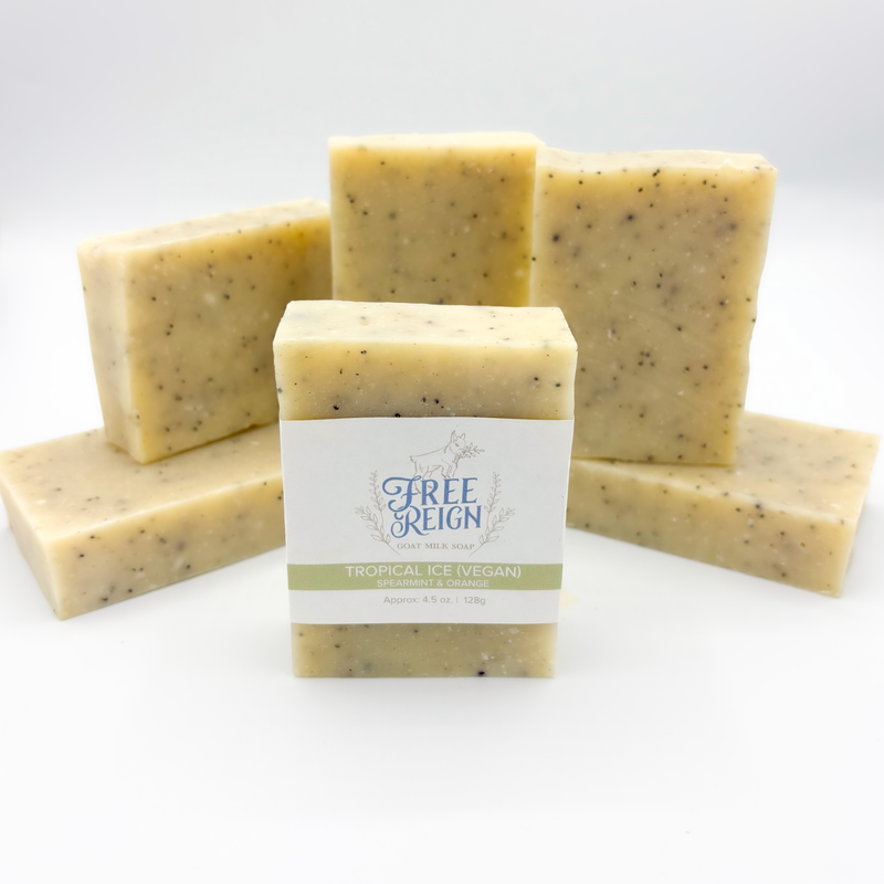 All Natural Essential Oil Vegan Soap  (2 scents)