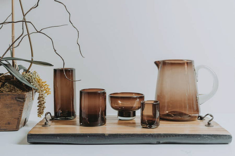 Handblown Mexican DOF Glasses - Tamarind