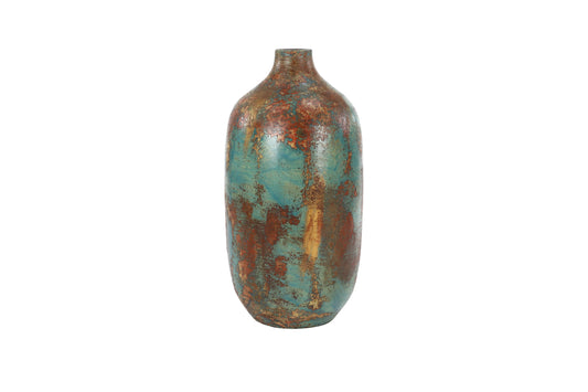 A-68675: TERRACOTTA VASE 10"W, 20"H