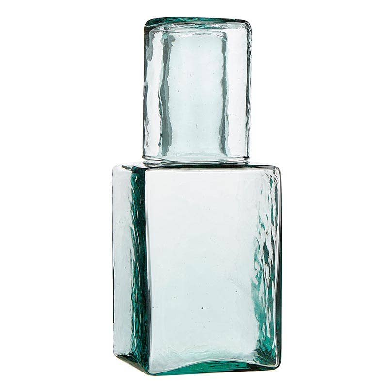 Decanter Bottle & Glass Set - Blue