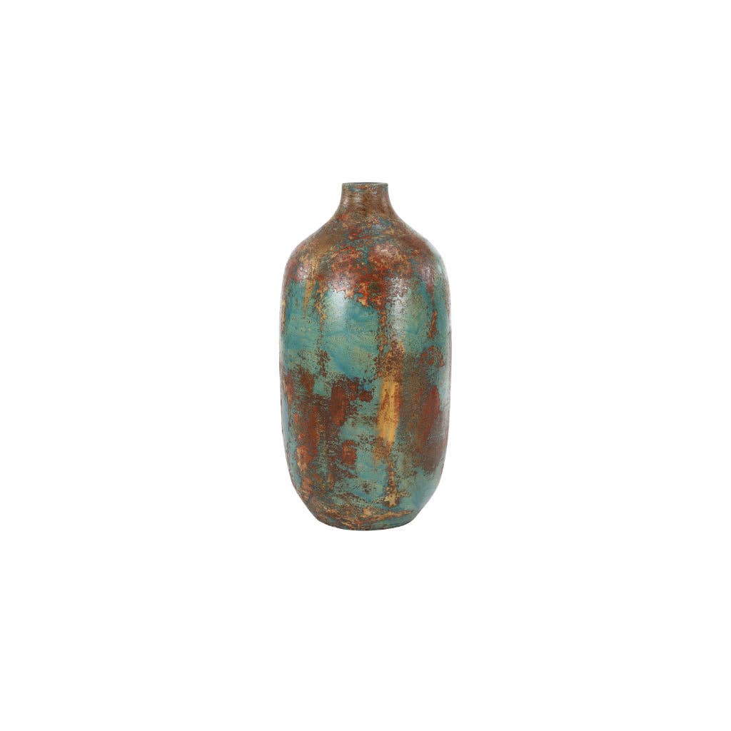 A-68675: TERRACOTTA VASE 10"W, 20"H