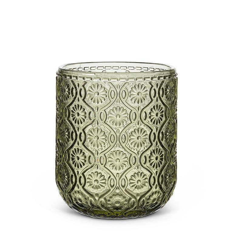 Daisy Tumbler-Olive-3.5"H(10oz)