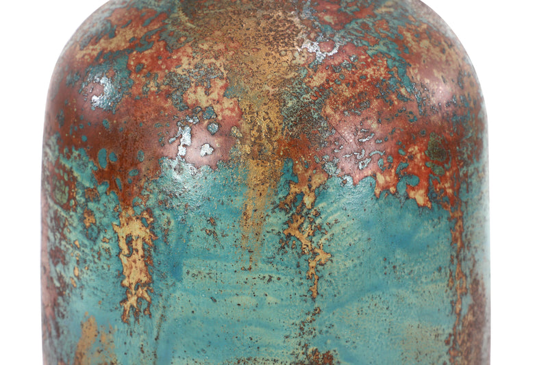 A-68675: TERRACOTTA VASE 10"W, 20"H