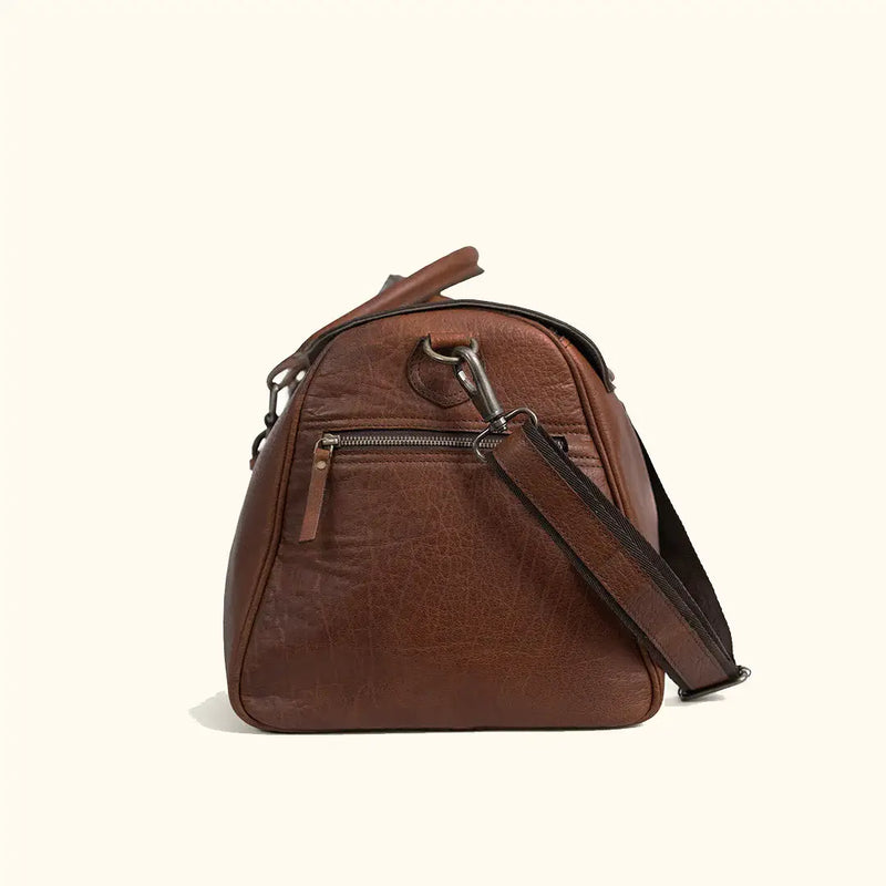 Handmade 24" Inch Leather Duffle Travel Weekender Bag
