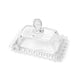 2Pc Rect Ball Rim Covered Dish-4.5"L-961