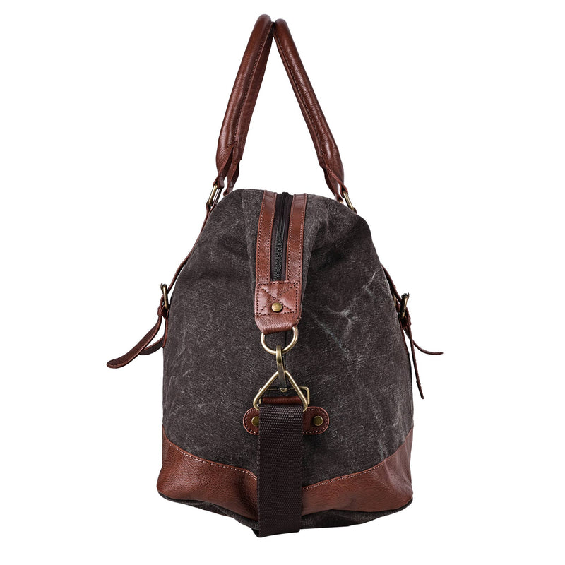 EXPLORER DUFFLE, CHOCOLATE  M-1848 (ORIGINAL LEATHER)