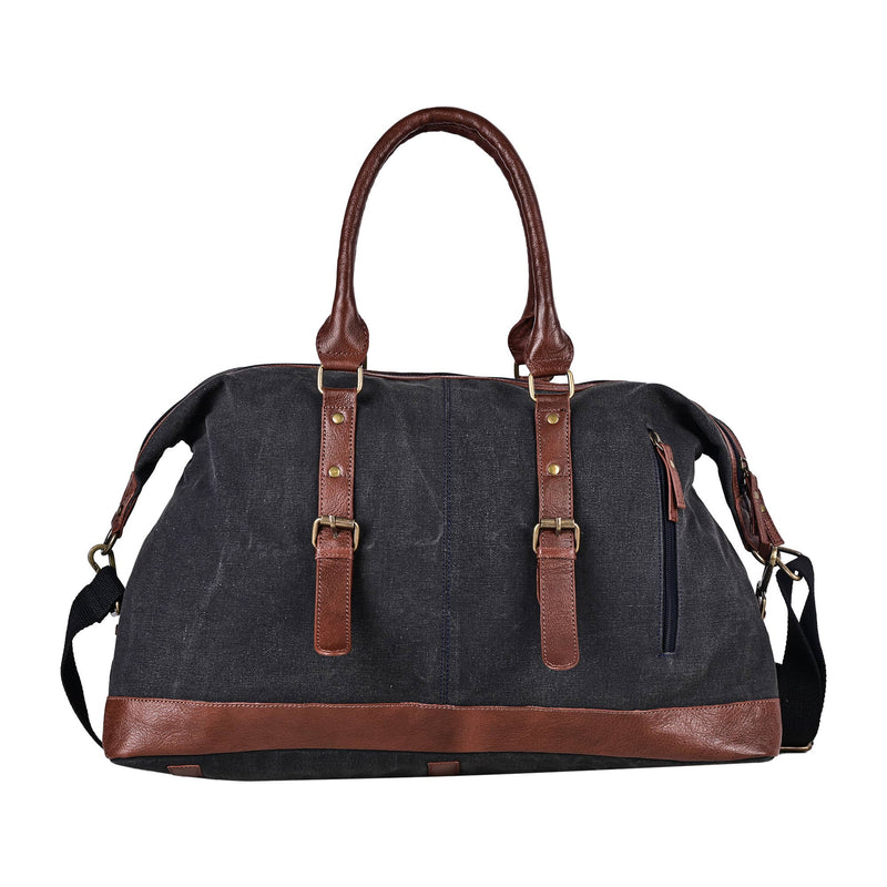 EXPLORER DUFFLE, NAVY  M-1842 (ORIGINAL LEATHER)