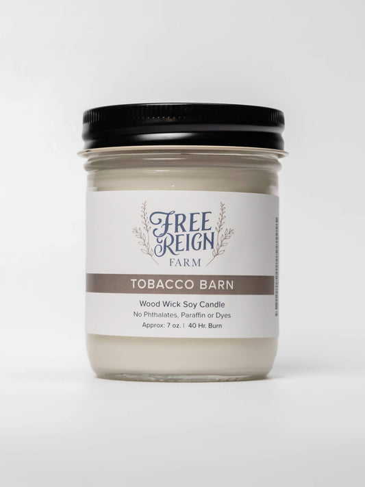 Tobacco Barn: Wood Wick Soy Candle