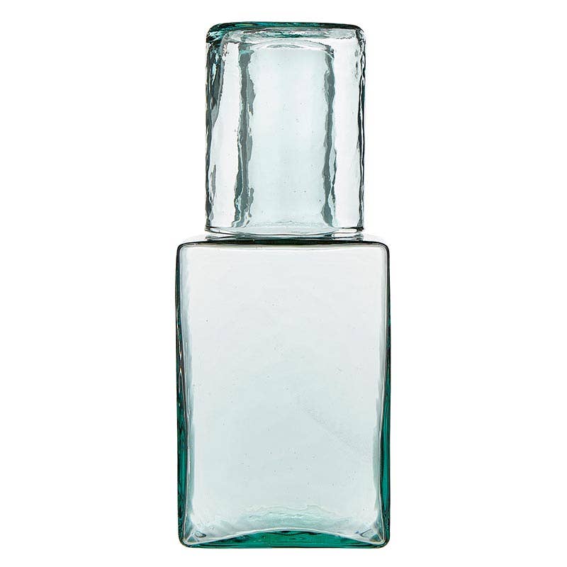 Decanter Bottle & Glass Set - Blue