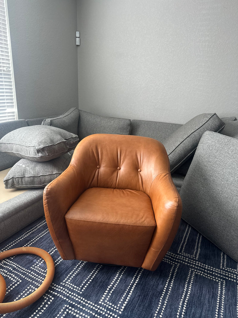 Leather Swivel Chair