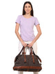 EXPLORER DUFFLE, CHOCOLATE  M-1848 (ORIGINAL LEATHER)