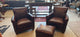 Pottery Barn Leather Chairs