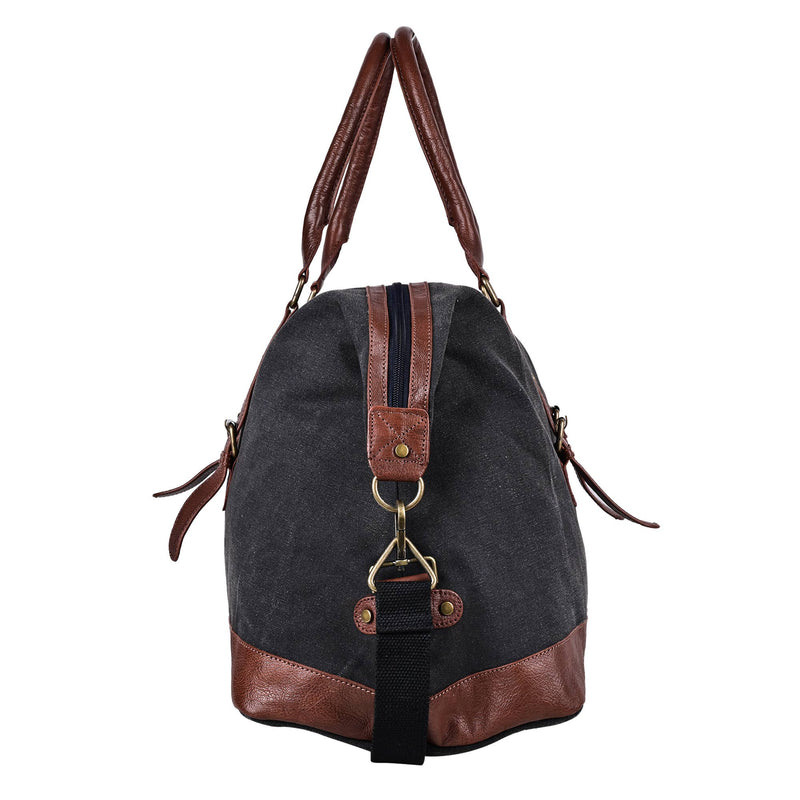 EXPLORER DUFFLE, NAVY  M-1842 (ORIGINAL LEATHER)