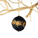 Natural Bronze Feather Ornament 3" Ball Natural