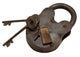 A-01103: METAL BRASS LOCK & KEYS 2"W, 3"H