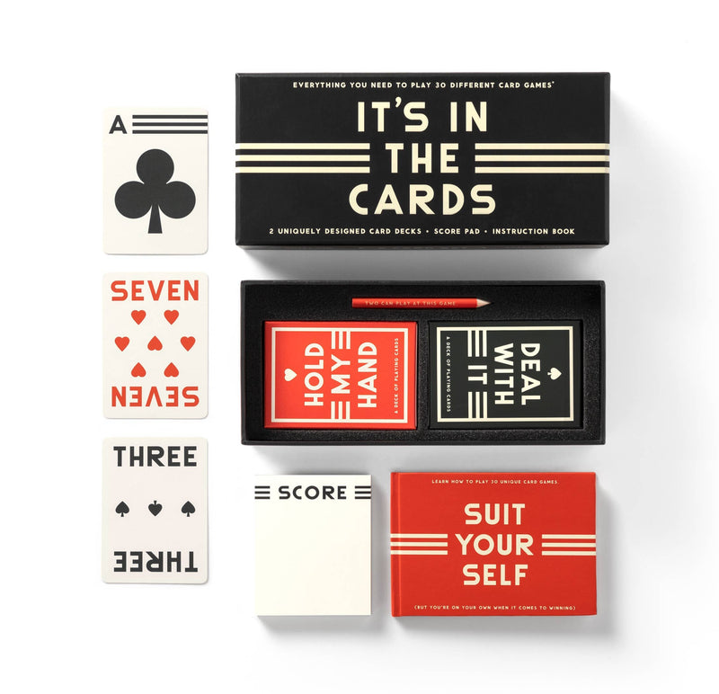 Brass Monkey It's In The Cards Playing Card Game Set