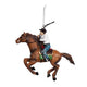 Christmas Cowboy On Horse Ornament