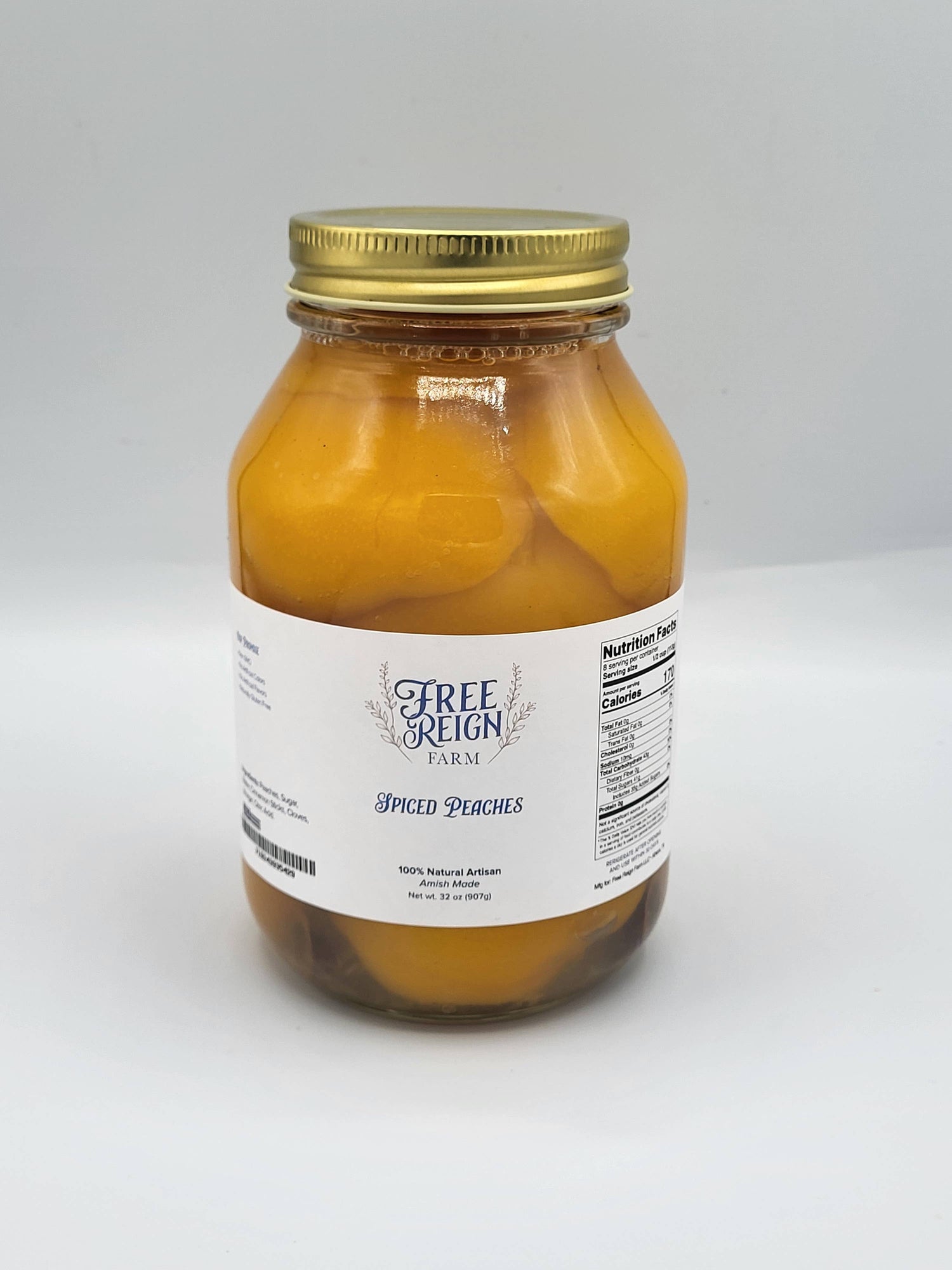 NEW Amish Made Spiced Peaches—All Natural.