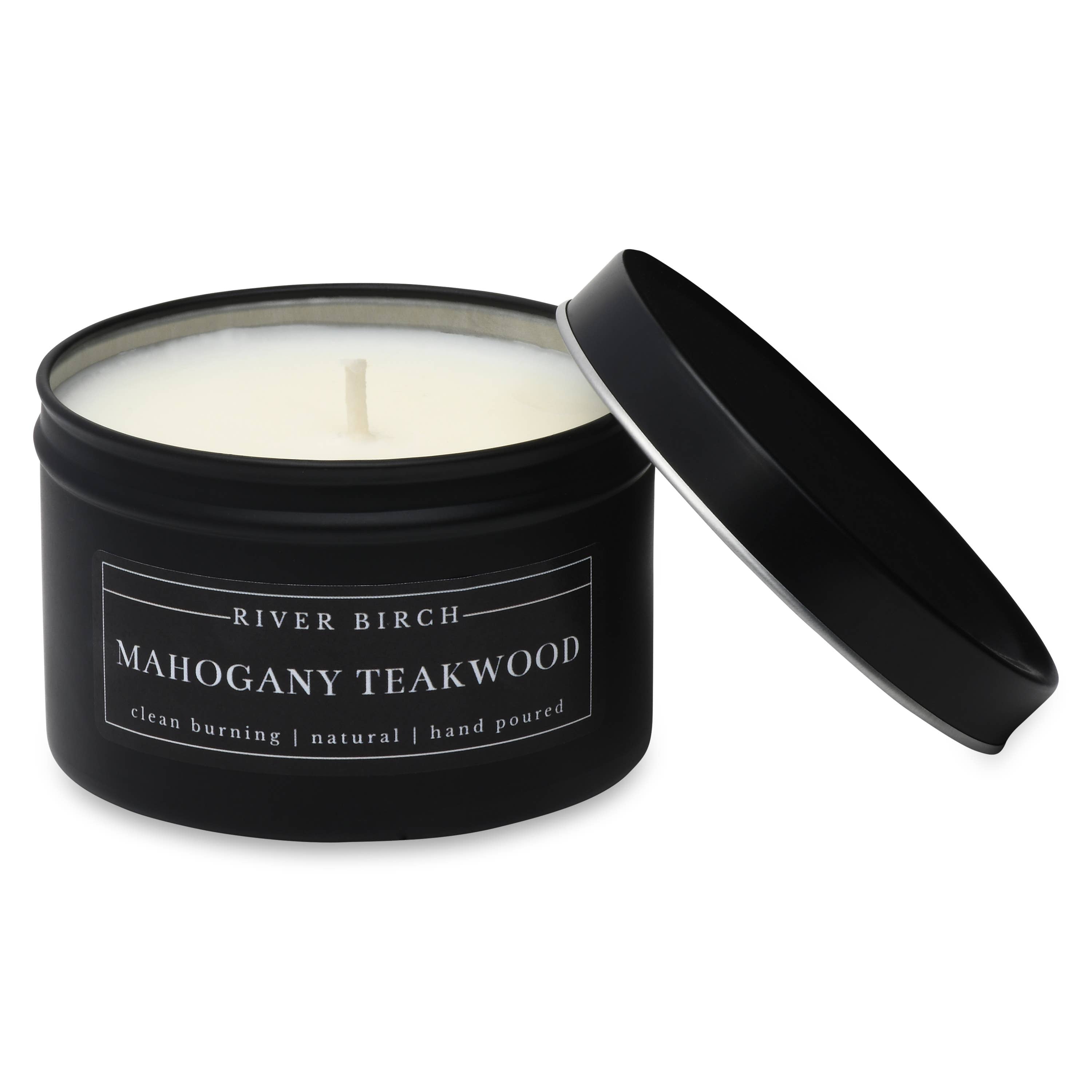 8oz Mahogany Teakwood - Black Tin