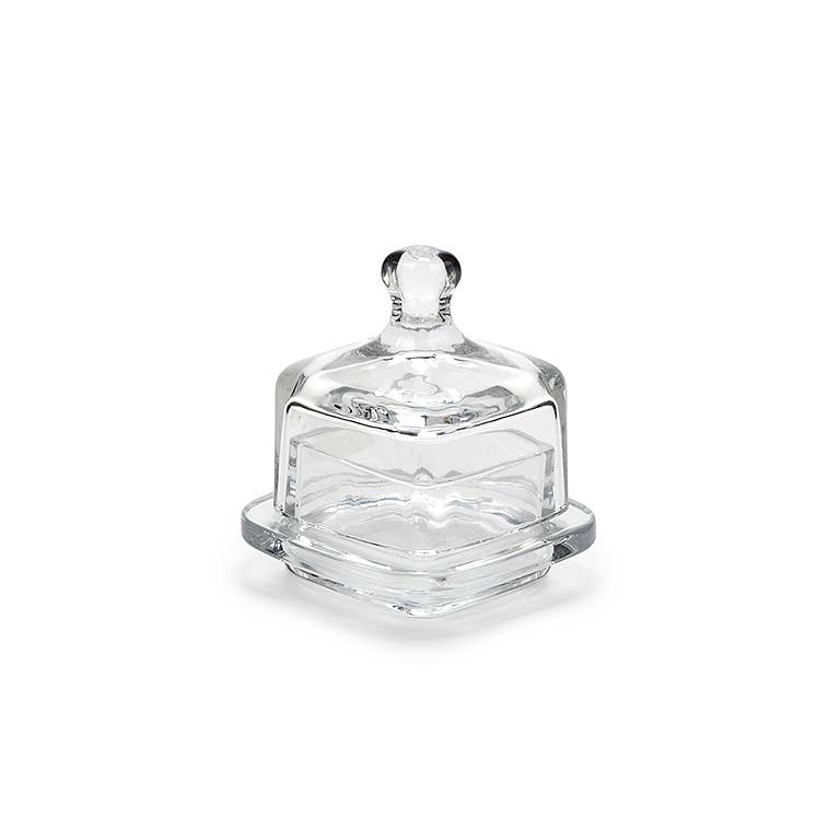 Sm Square Covered Dish-3.5"Sq