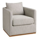 Gabby Home Black and White Herringbone Club Chairs