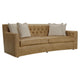 Bernhardt: Candace Leather Curved Sofa