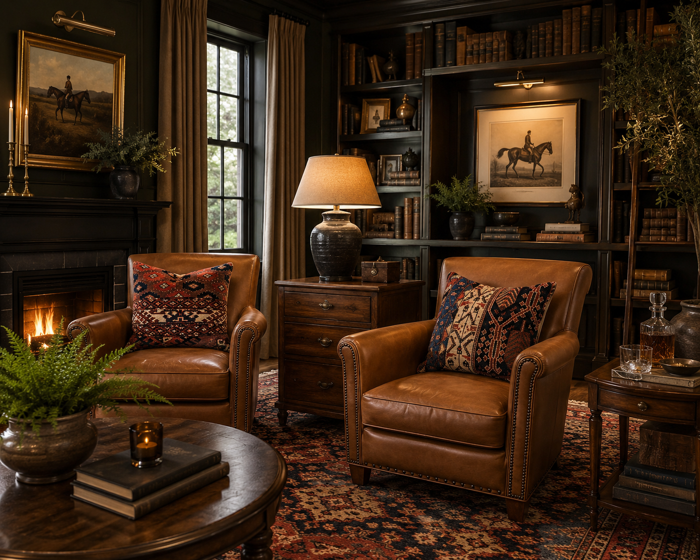 Pottery Barn Leather Chairs
