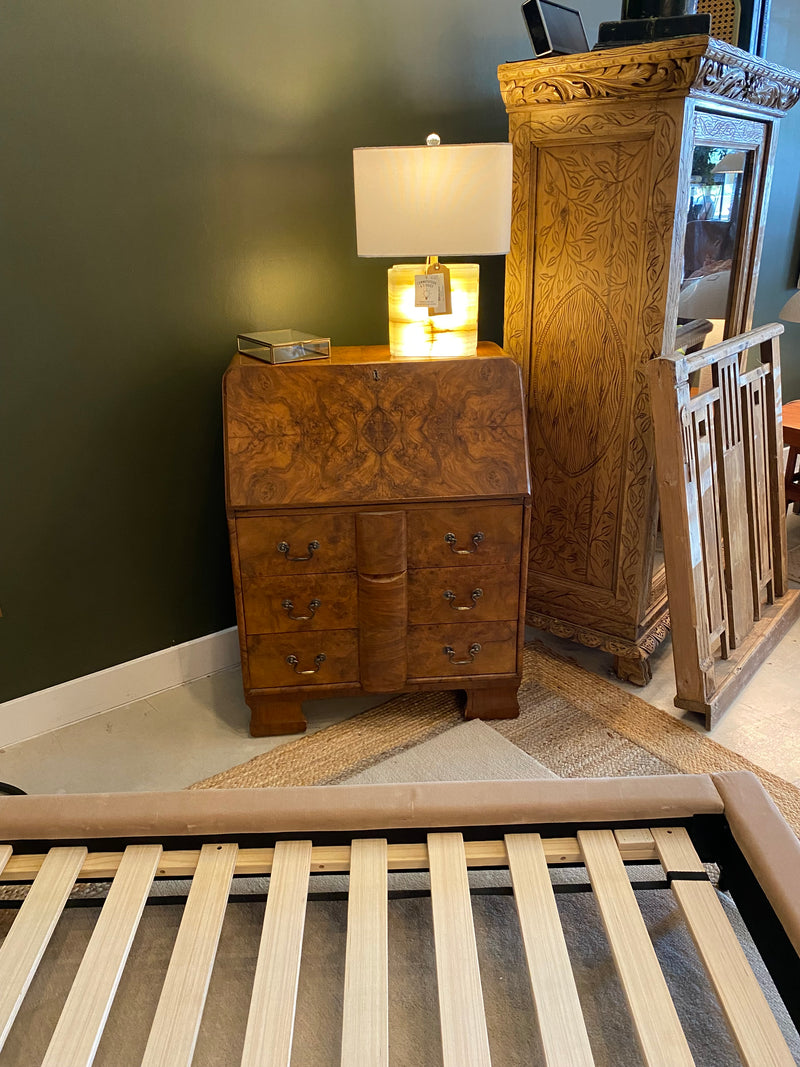 Art Deco Burl Wood Secretary