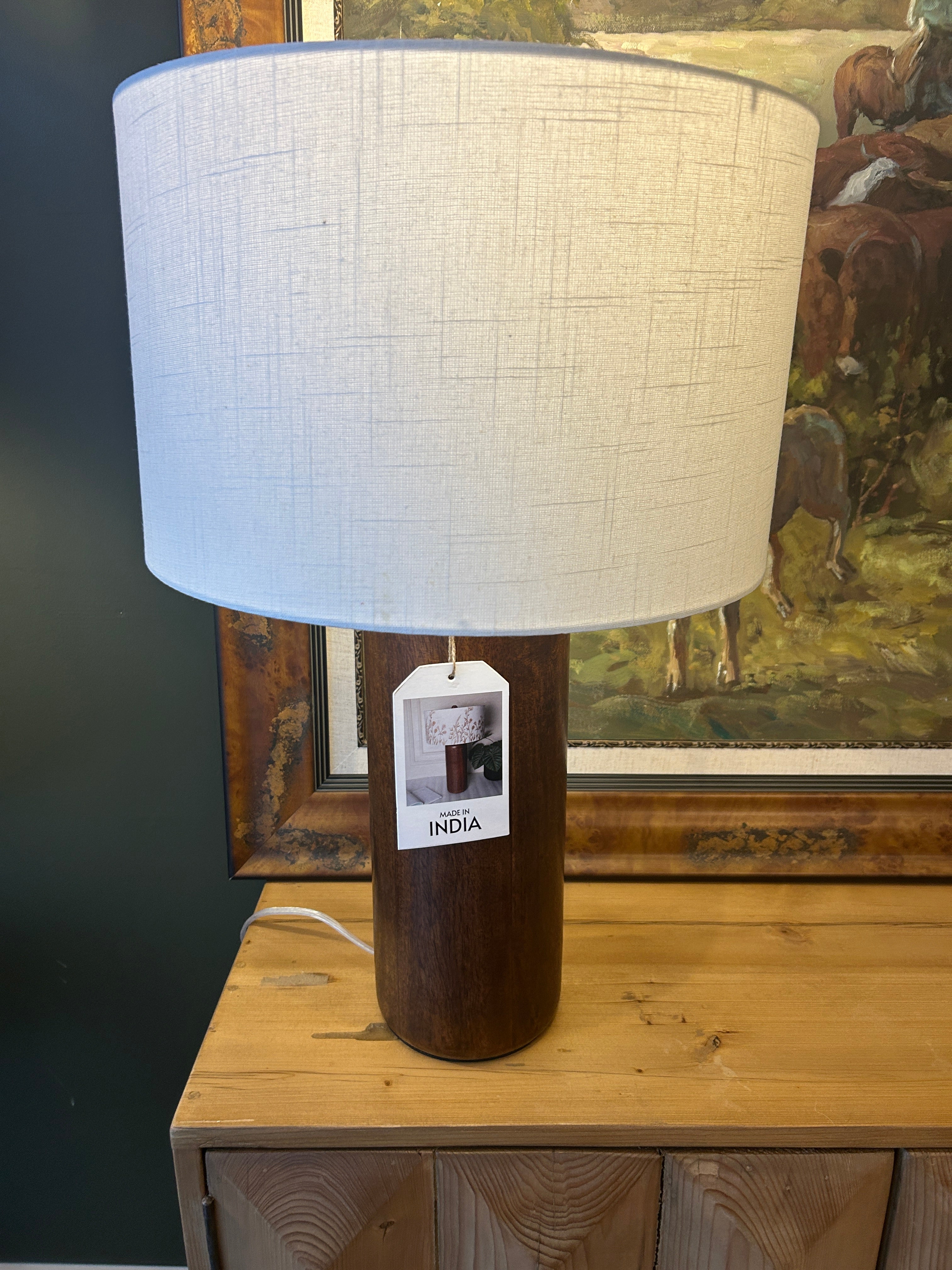 Bespoke Walnut Lamps