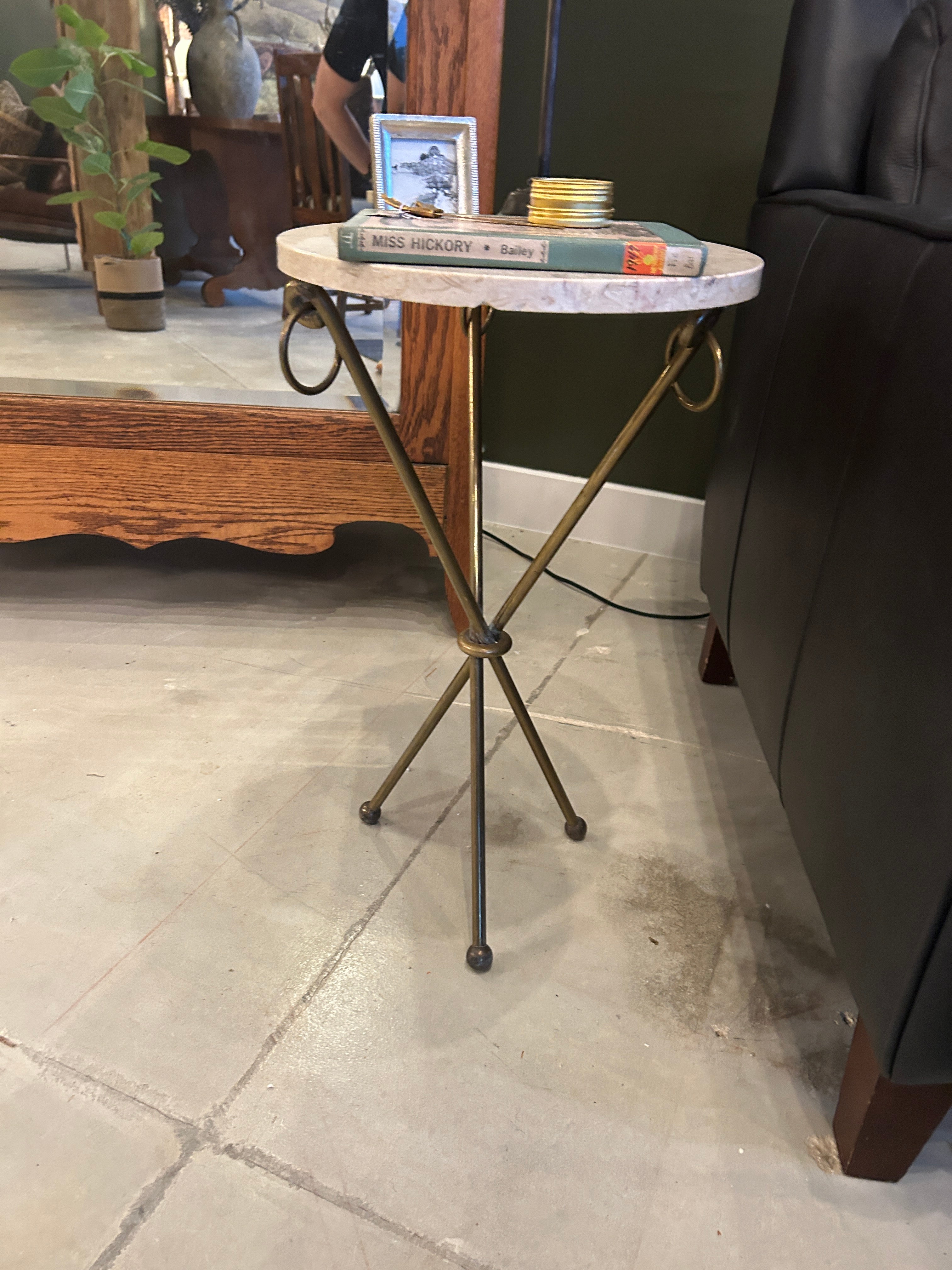 Brass and Marble Table
