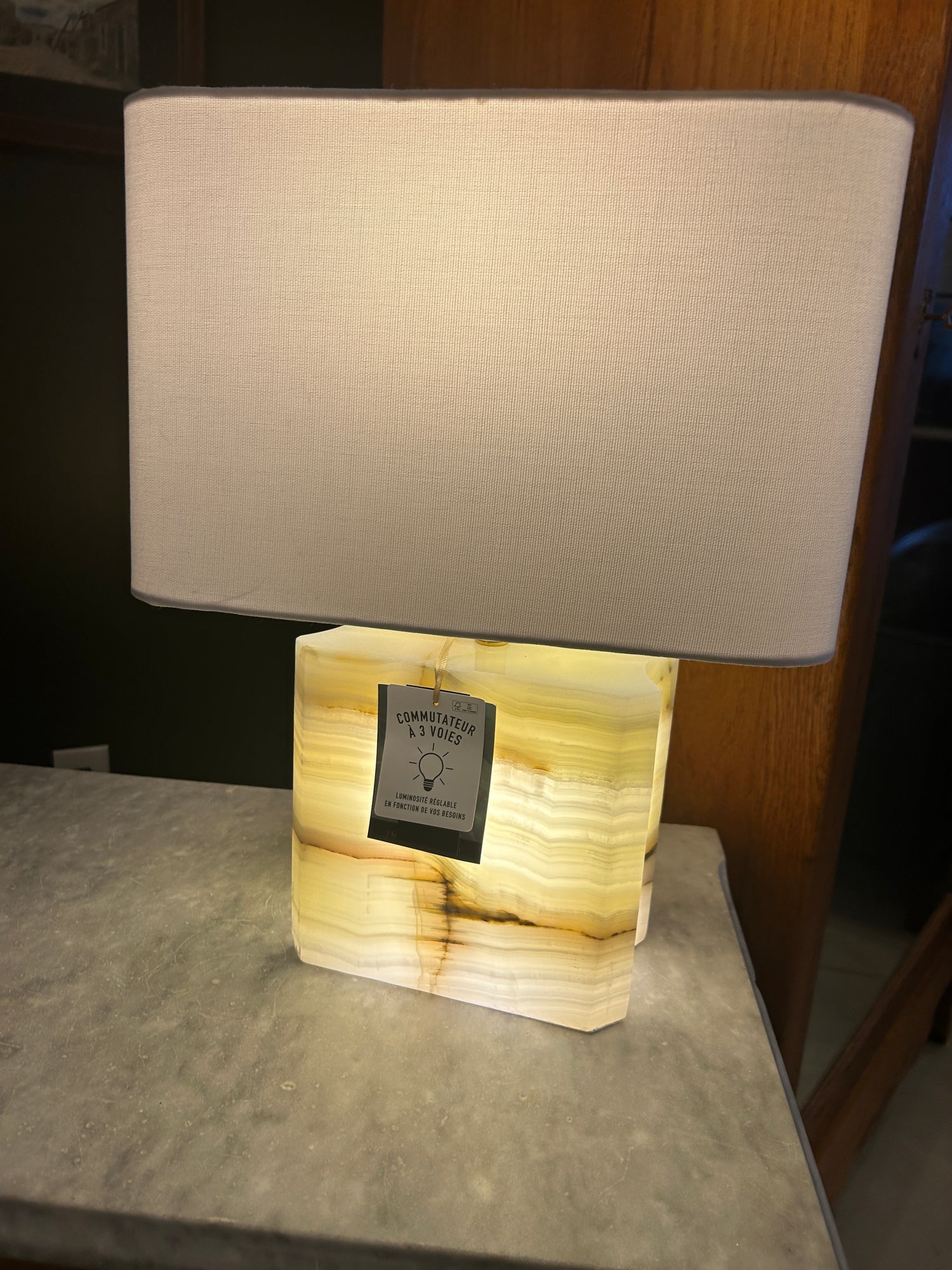 Marble Base Lamp