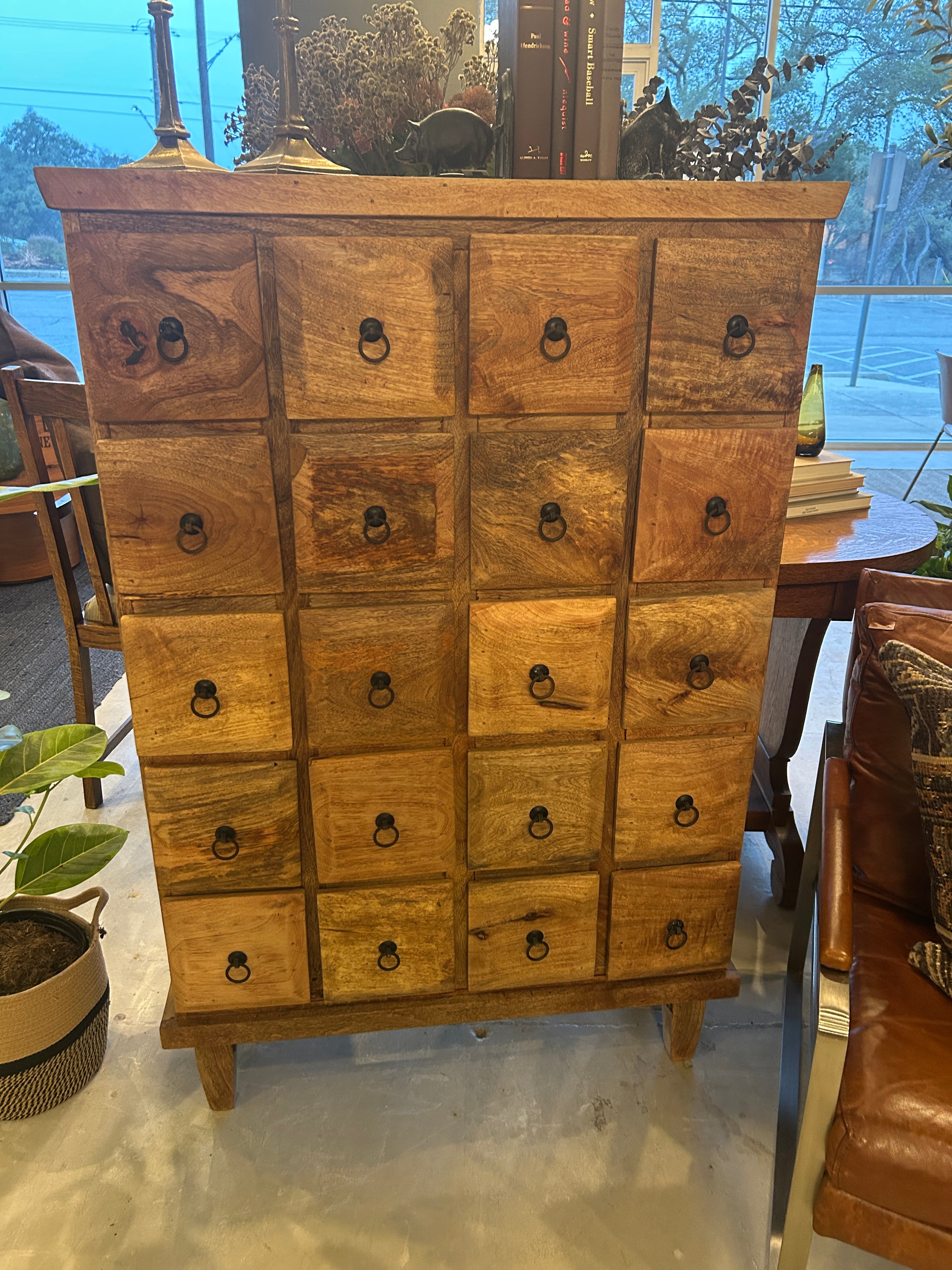 Antique Mahogany Mercantile Drawers
