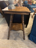 Antique Rolling Pin Side Table