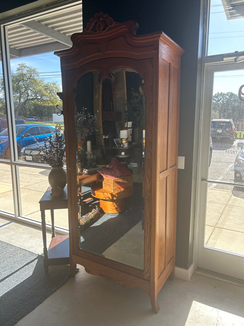 Oak Armoire: 1890's