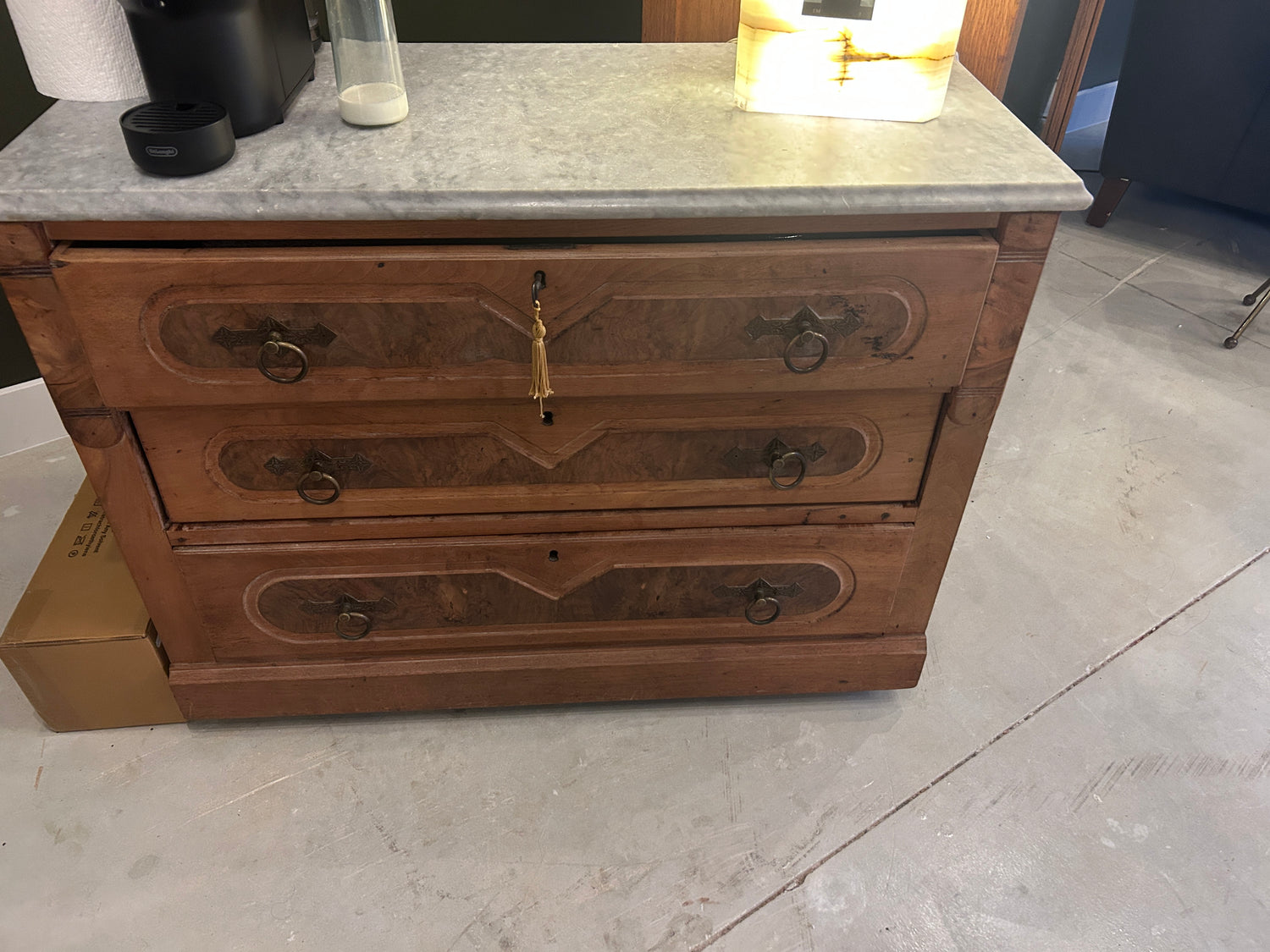 Marble Top Side Dresser