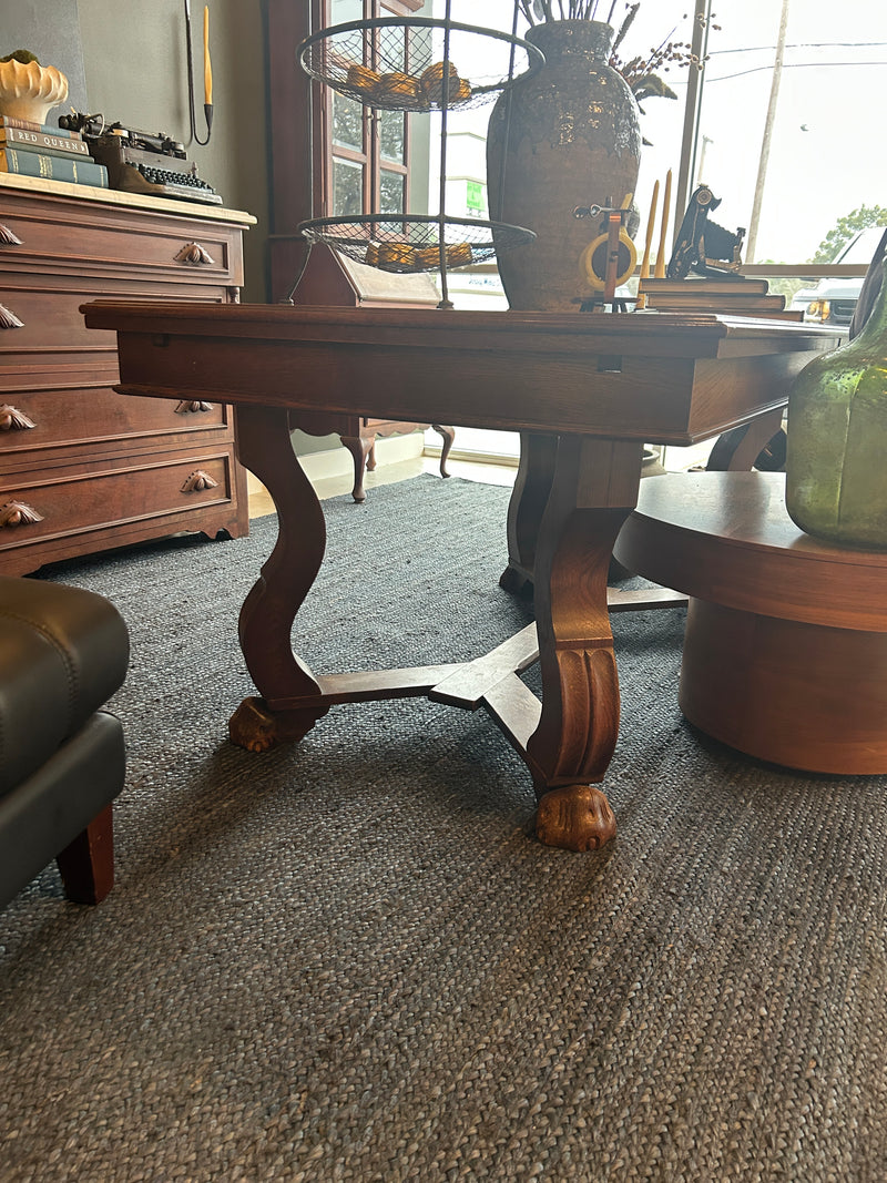 Antique Tiger Oak Table