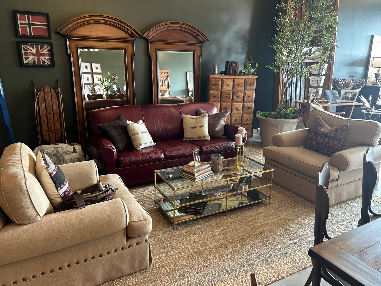 Pottery Barn Leather Sleeper Sofa