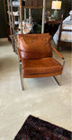 Leather Chair on Nickel